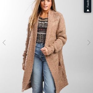 Buckle Popcorn Cardigan